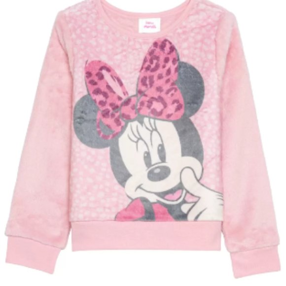 Disney Little Girls Minnie Woobie Sweatshirt - Picture 7 of 7